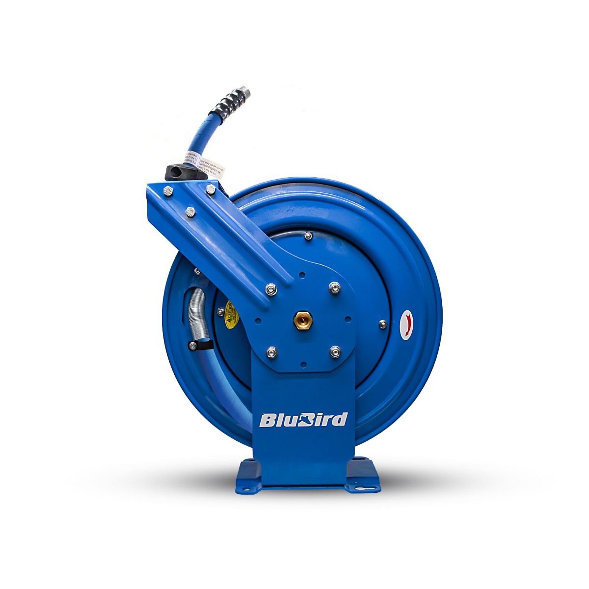 BluBird Rubber Air Hose Reel Dual Arm 3/4" x 50'  -  BBRDA3450
